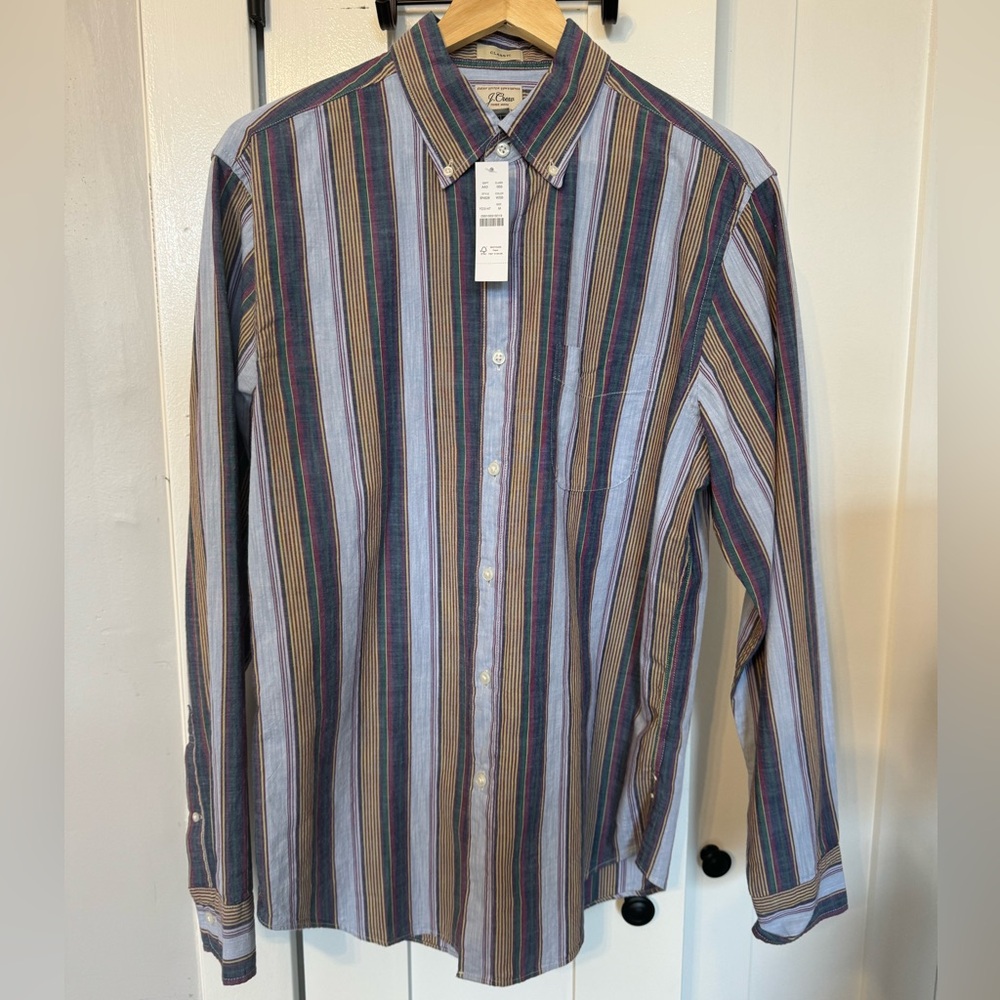 J Crew Men’s Shirt - Classic Fit, Medium